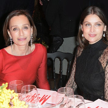 Моника Беллуччи и Ольга Куриленко на ужине в Париже