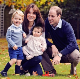 Герцог и герцогиня Кембриджские принц Джордж и принцесса Шарлотта.