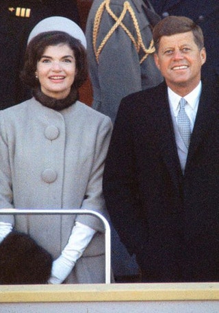 Жаклин Кеннеди на инаугурации в 1961 году.