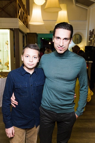 Илья Давыдов с сыном Матвеем.