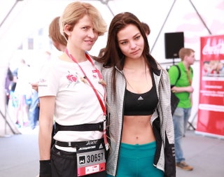 Полина Киценко и Алеся Кафельникова.