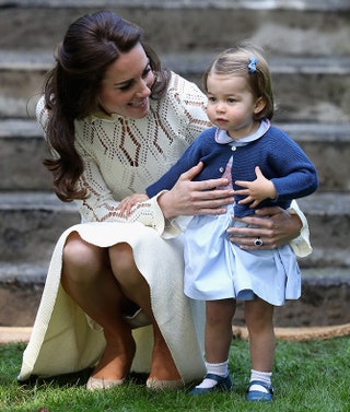 Герцогиня Кэтрин и Принцесса Шарлотта.