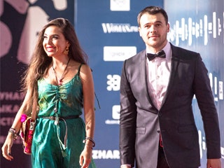 Эмин Агаларов и Лейла Алиева на фестивале «Жара» в Баку