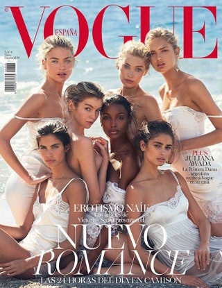 Обложка майского Vogue Spain.