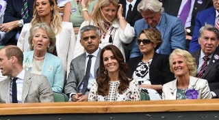 Принц Уильям герцогиня Кэтрин мэр Лондона Садик Хан с женой Саадией.