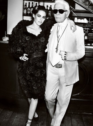 В Chanel с Карлом Лагерфельдом.