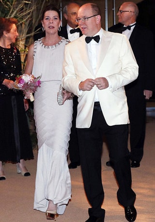 Принцесса Монако Каролина и князь Альберт II.