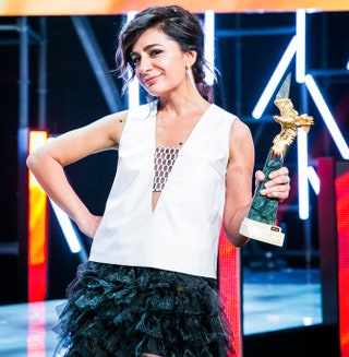 Анна Меликян с наградой «Лучший фильм» за картину «Про любовь».