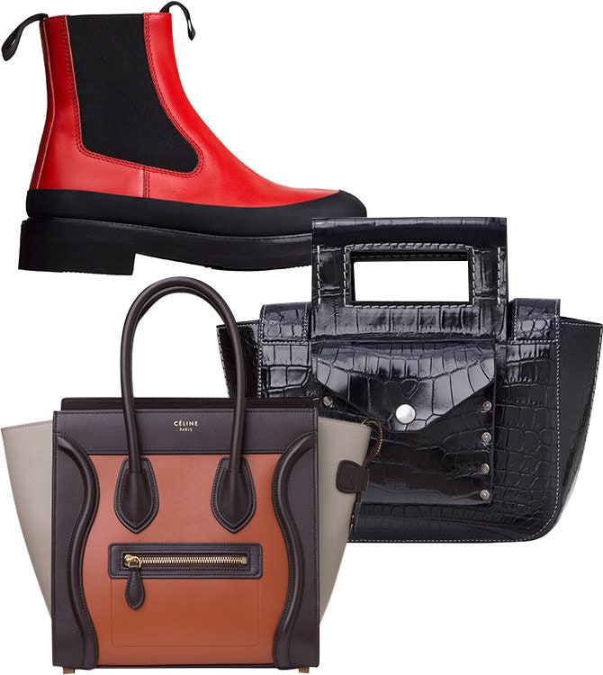 Celine сумки и обувь из коллекции весналето 2016 | Tatler