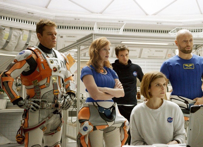 Есть ли жизнь на Марсе астронавты Мэтт Деймон Джессика Честейн и Кейт Мара