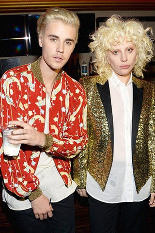 Джастин Бибер и Леди Гага.