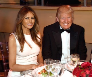Меланья и Дональд Трамп.