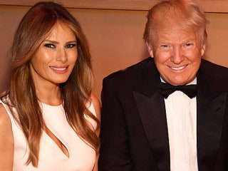 Меланья и Дональд Трамп на вечеринке журнала Time