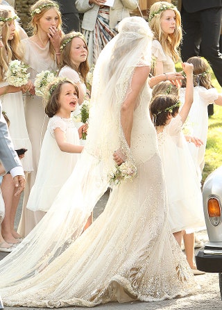 Свадебное платье Кейт Мосс .