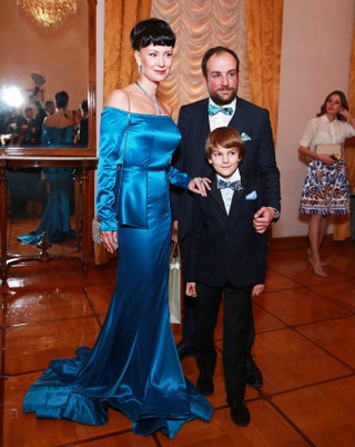 Нонна Гришаева и Александр Нестеров с сыном Ильей.