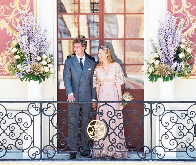 Первые фото со свадьбы принца Пьера Казираги и Беатрис Борромео