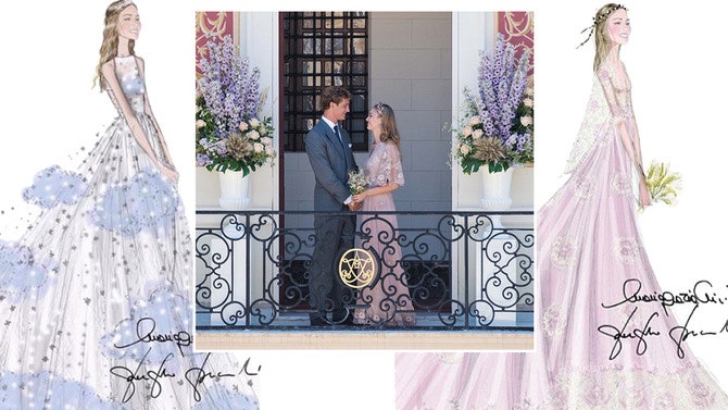 Первые фото со свадьбы принца Пьера Казираги и Беатрис Борромео