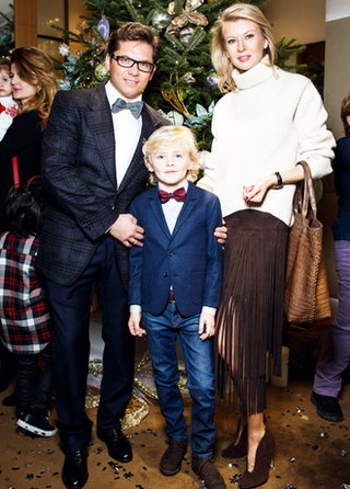 Антон и Виктория Борисевич с сыном Максимом.