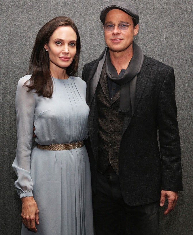 Анджелина Джоли и Брэд Питт на ньюйоркской премьере «Лазурного берега»