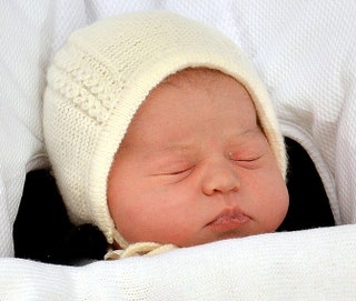 Новорожденная принцесса Шарлотта Елизавета Диана.