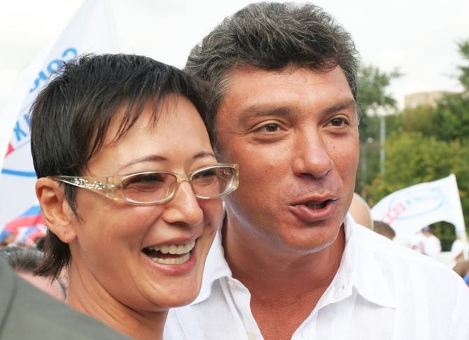 Ирина Хакамада и Борис Немцов
