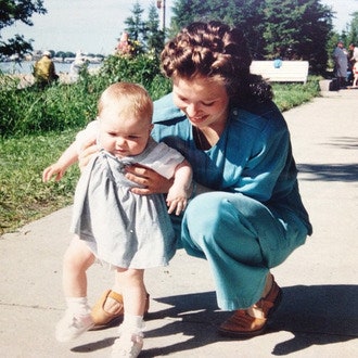 С дочерью Таей в Архангельске
