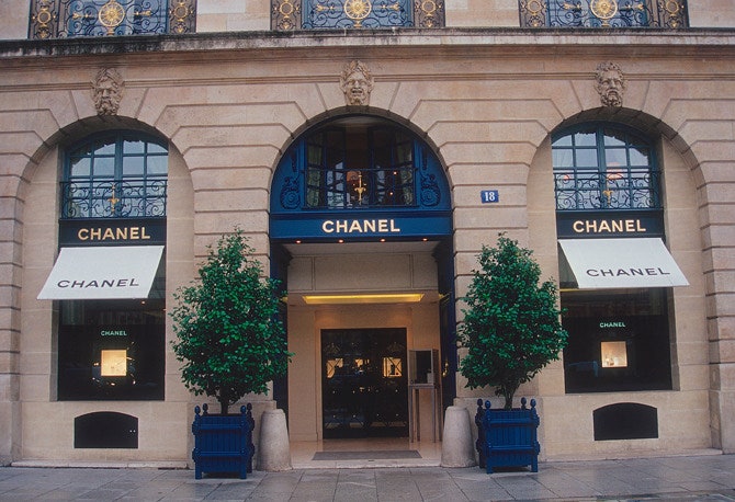 Бутик Chanel на Вандомской площади