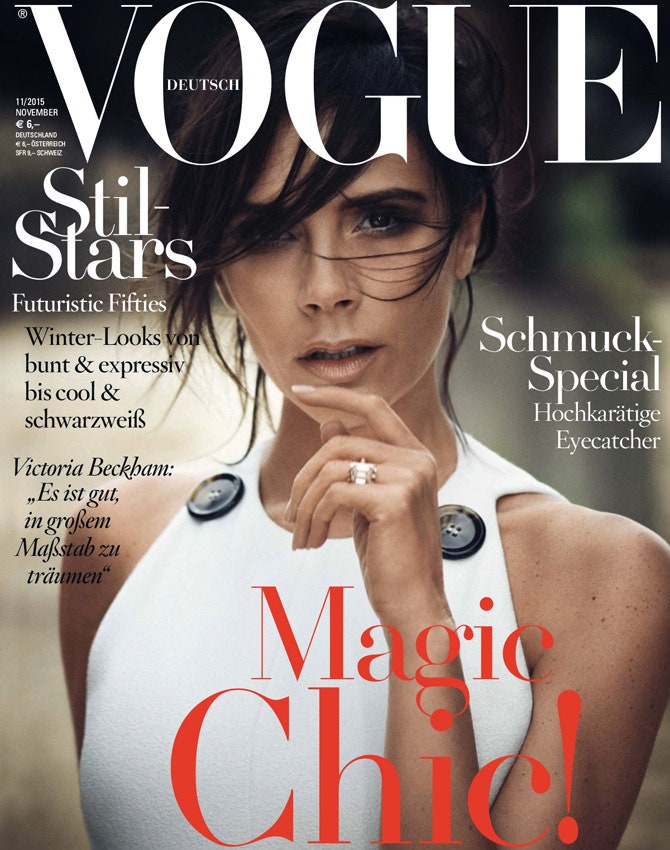 Виктория Бекхэм на обложке немецкого Vogue