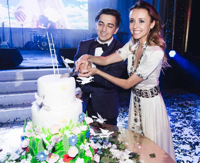 Фото со свадьбы Галины Юдашкиной и Петра Максакова Ивана Васильева и Марии Виноградовой |Tatler