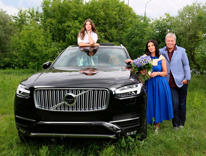 Колесо Фортуны семья Стриженовых и коллекционный Volvo XC90