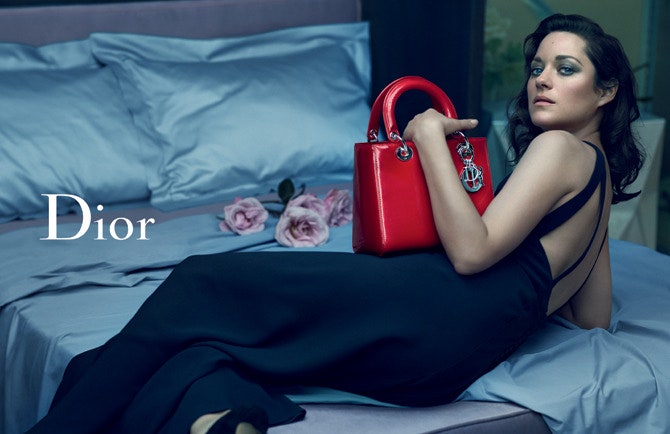 Шипы и розы Марион Котийяр в рекламной кампании Lady Dior