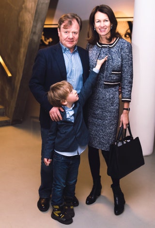 Игорь и Оксана Бутман с сыном.