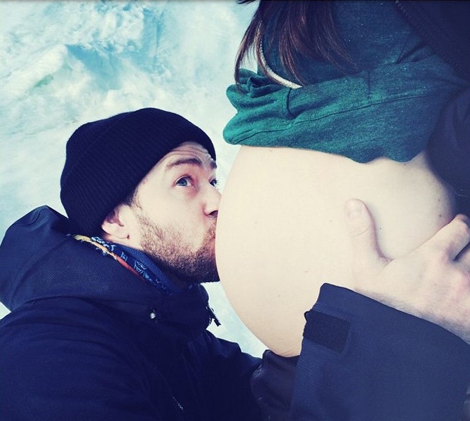 «Беременный» кадр из Instagram Джастина Тимберлейка
