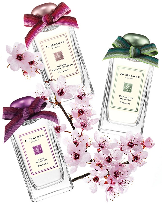 Ароматы Sakura Cherry Blossom Osmanthus Blossom и Plum Blossom из лимитированной коллекции Blue Skies amp Blossoms от Jo...