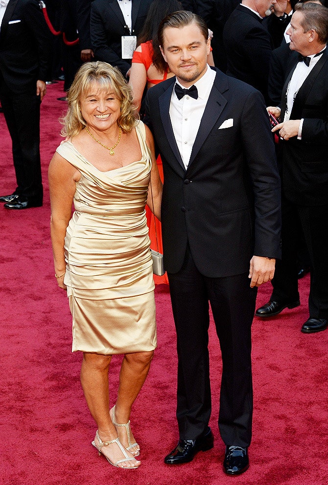 Леонардо ДиКаприо с мамой Ирмелин на «Оскаре»2014