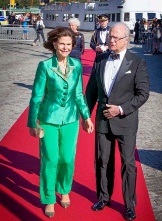 Королева Швеции Сильвия и король Швеции Карл XVI Густав.