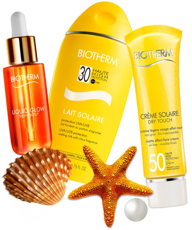 Питающее масло для лица Skin Best Liquid Glow с эффектом сияния солнцезащитное молочко для тела Lait Solaire и...