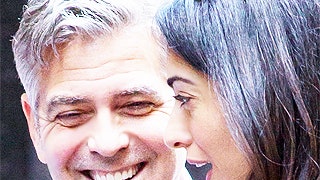 Джордж Клуни и Амаль Аламуддин на съемках «Денежного монстра»
