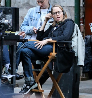 Джоди Фостер в режиссерском кресле.