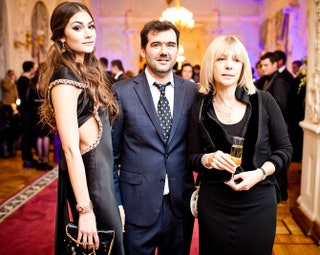 Анастасия Шубская с мамой Верой Глаголевой на Балу дебютанток Tatler.