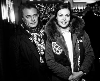 Екатерина Андреева и ее муж Душан Перович.