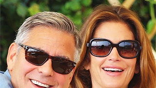 Завтрак жениха Джордж Клуни за кофе с Синди Кроуфорд