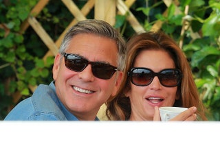 Джордж Клуни и Синди Кроуфорд.