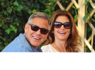 Джордж Клуни и Синди Кроуфорд.