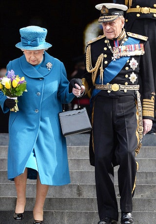 Елизавета II и  ‎Филипп герцог Эдинбургский.
