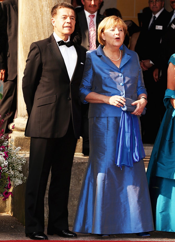 Ангела Меркель с супругом Иоахимом Зауэром