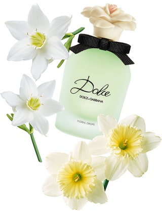 Цветочный аромат Dolce Floral Drops от DolceGabbana с нотами белого амариллиса цветков папайи нарцисса и розы.