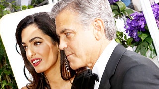 «Золотой глобус»2015 Джордж Клуни и Амаль Аламуддин на красной дорожке
