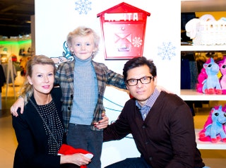 Виктория Борисевич с мужем Антоном и сыном Максимом.