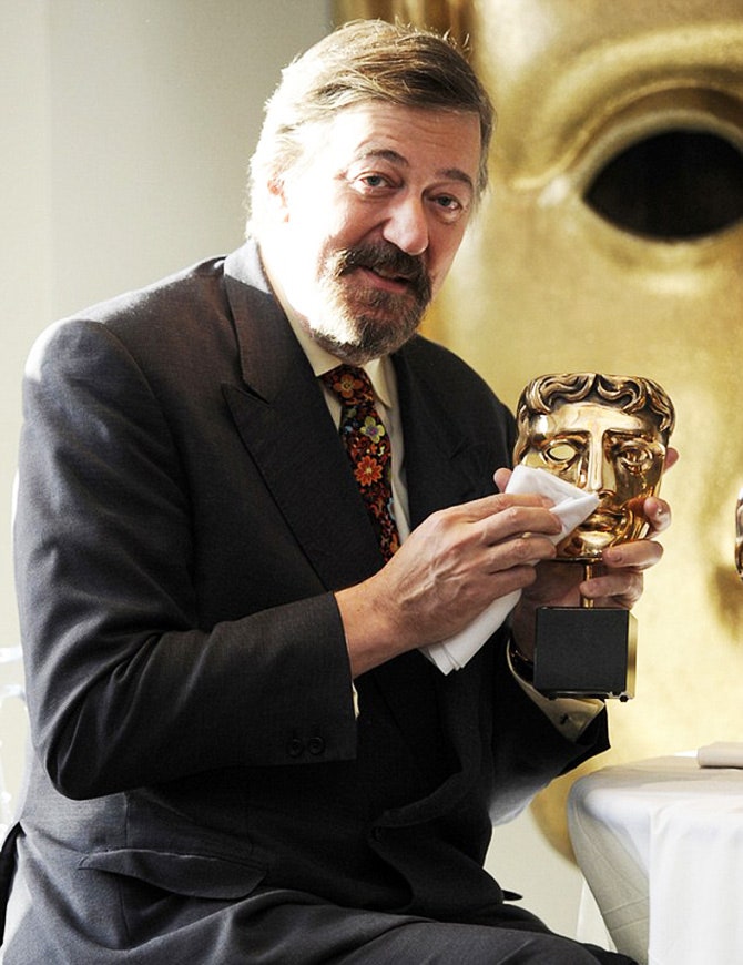 Стивен Фрай с наградой BAFTA